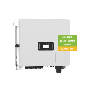 Biến tần hoà lưới bám tải DEYE 3 pha, 80 kW, 4 MMPT, model SUN-80K-G