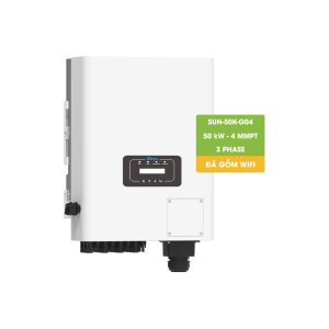 Biến tần hoà lưới bám tải DEYE 3 pha, 50 kW, 4 MMPT, model SUN-50K-G04