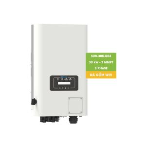 Biến tần hòa lưới bám tải DEYE 3 pha, 30 kW, 2 MMPT, model SUN-30K-G04