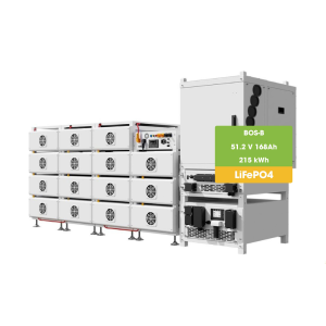 Hệ thống Pin lưu trữ Deye BOS-B 51.2V 168Ah, công suất 215kWh