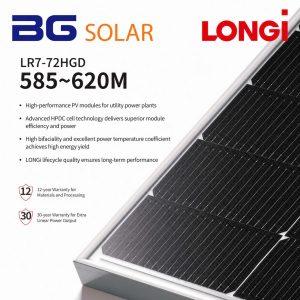 Pin LONGi 610W | Tấm pin LONGi Hi-MO 7